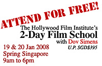 freebie Attend the Dov Simens 2 Day Film School for free!